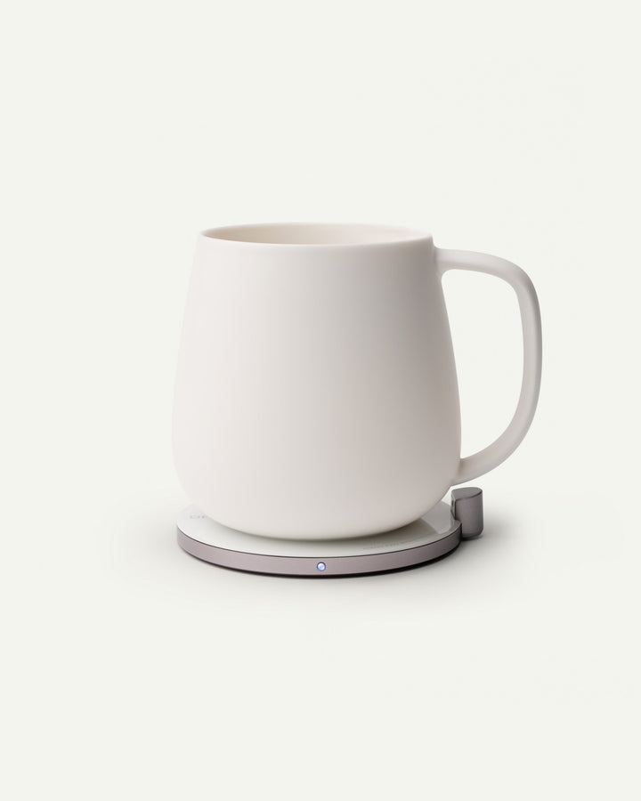 Ui+ Self-Heating Mug Set - Jasmine White