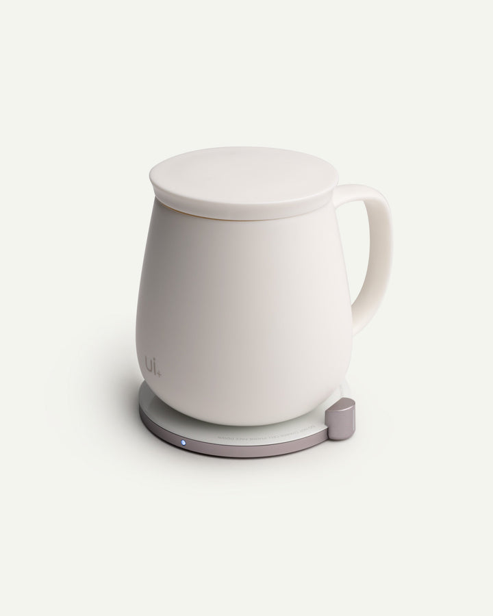 Ui+ Self-Heating Mug Set - Jasmine White