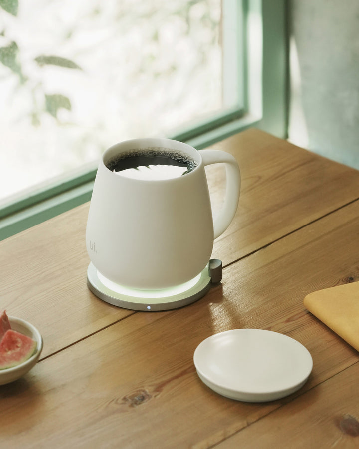 Ui+ Self-Heating Mug Set - Jasmine White
