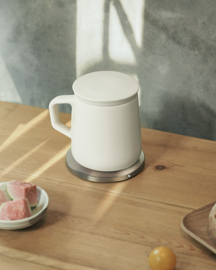 Neo Self-Heating Mug Set - Jasmine White