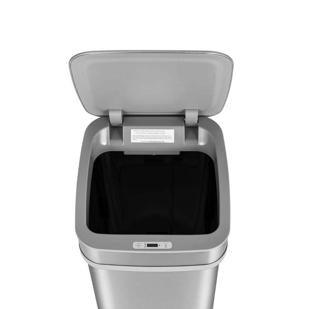 13 Gallon | Nova² Squared UV Odor Neutralizing Smart Kitchen Trash Can | ONT-50-82