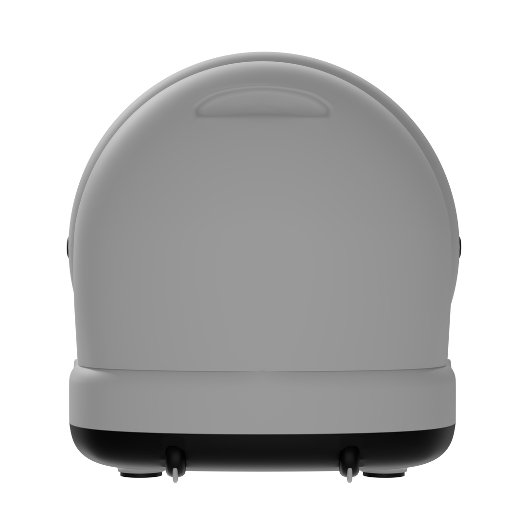 Back view of the Litter IQ, showing the waste compartment and modern design.