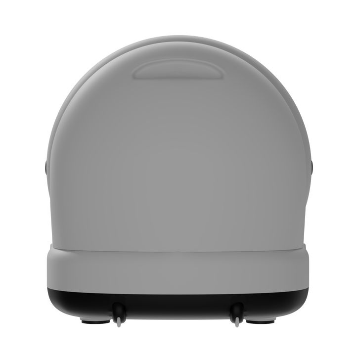 Back view of the Litter IQ, showing the waste compartment and modern design.