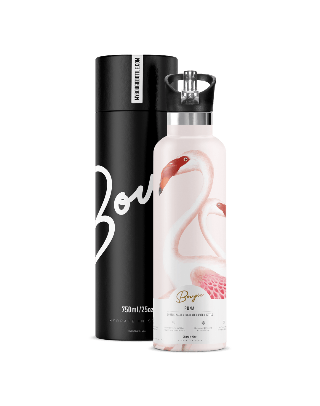 Puna Flamingo 25oz | Audubon Flamingo Art