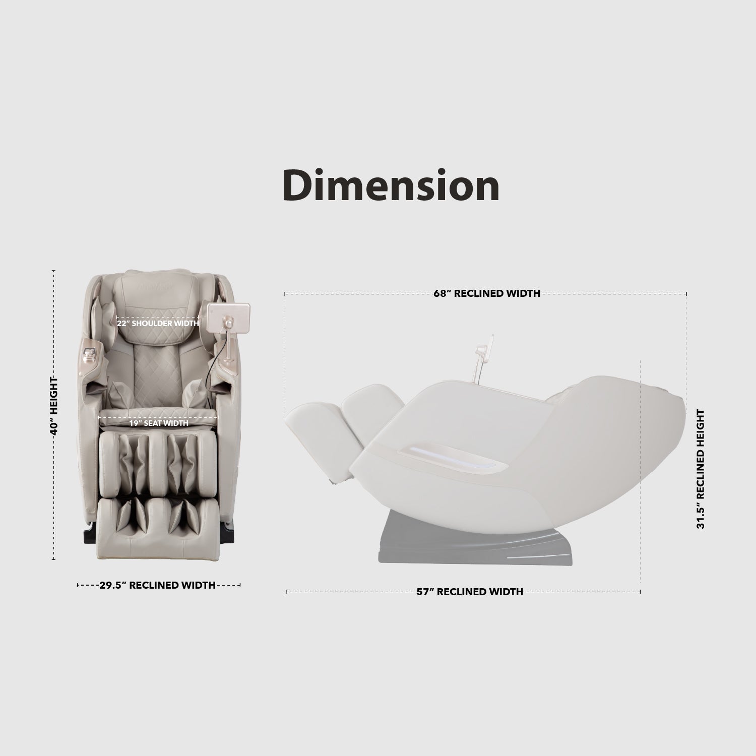AmaMedic R7 LE Massage Chair – Brookstone