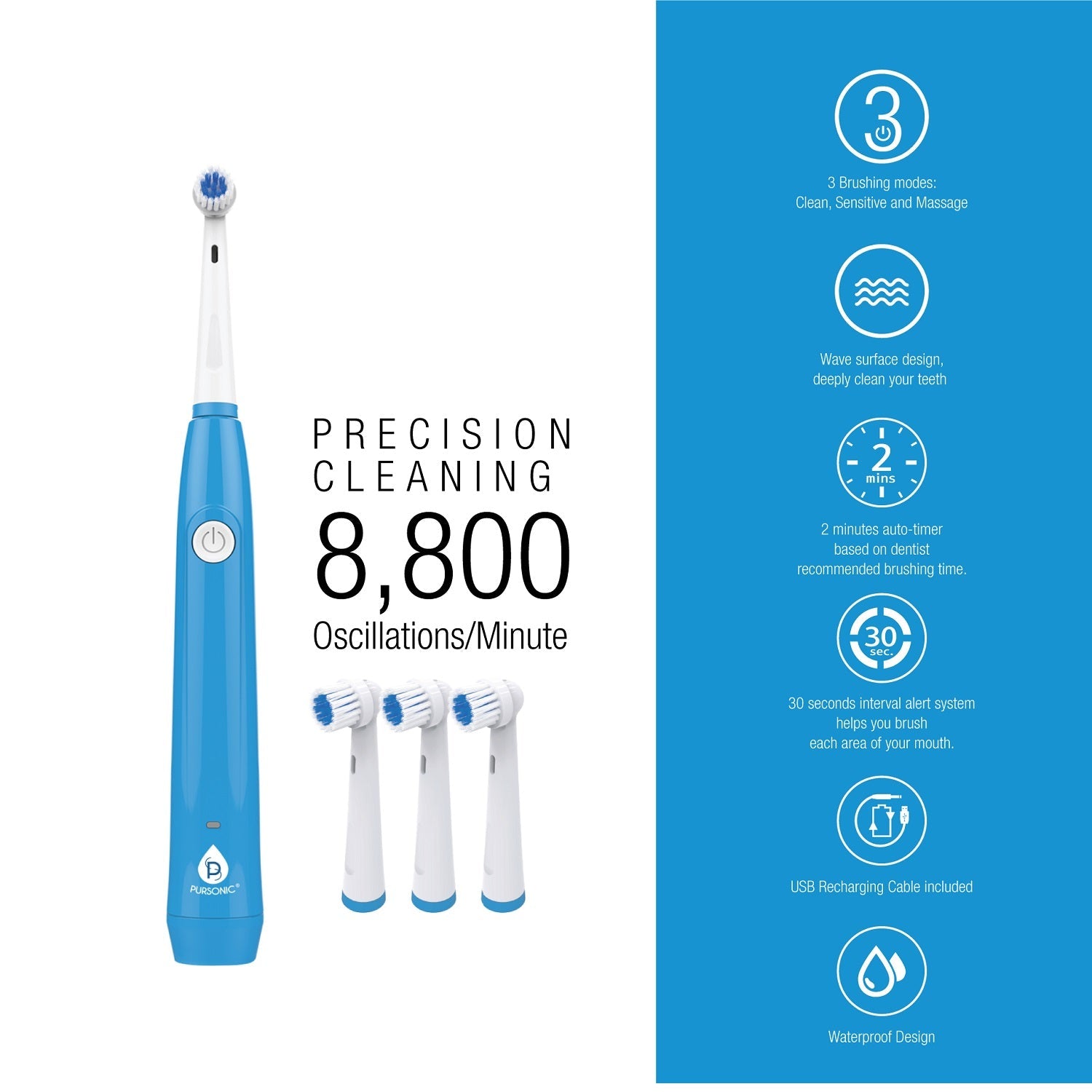 Pursonic Rotary Toothbrush - Thumbnail 3
