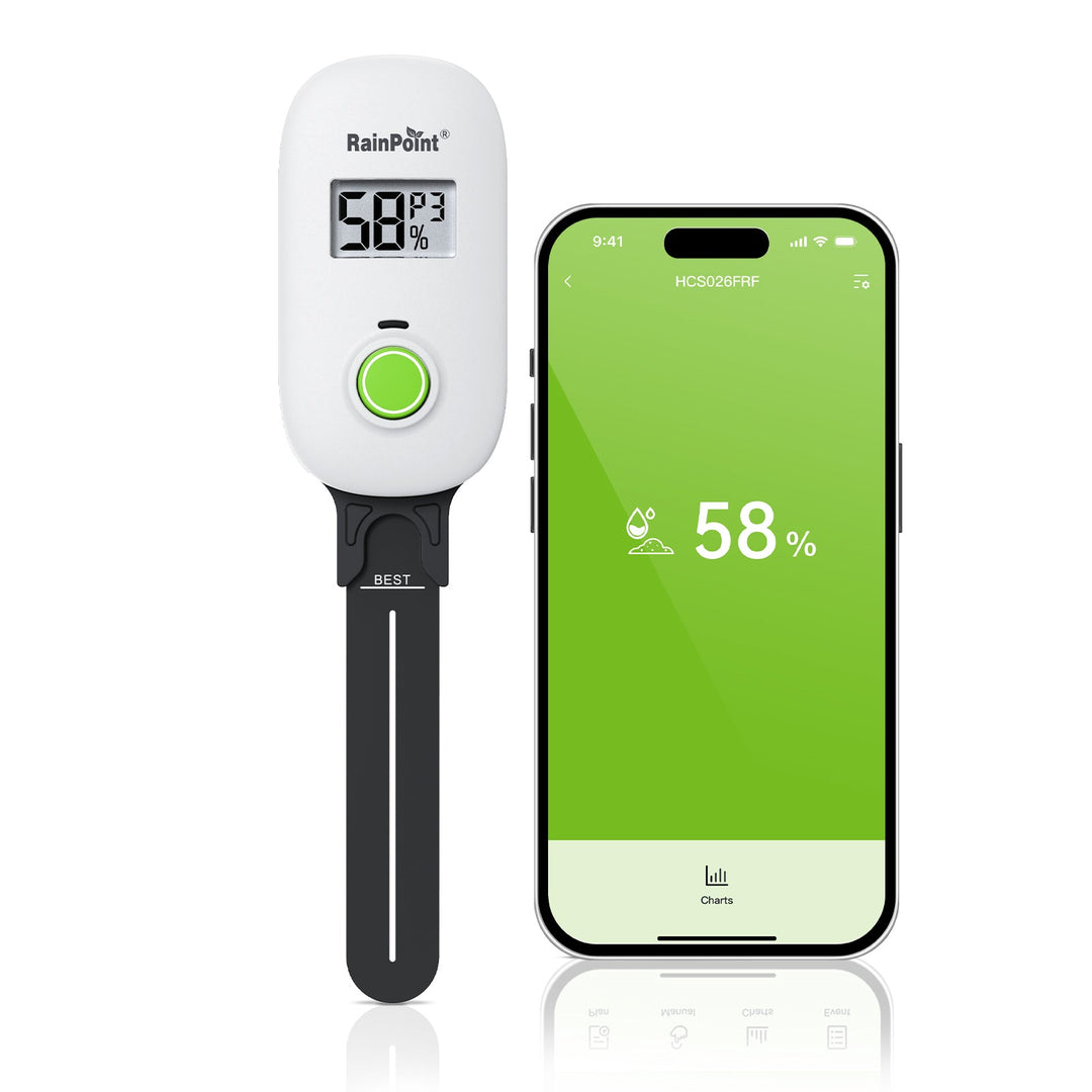 best digital soil moisture meter Smart Wireless Plant Moisture Meter for Indoor Plants Meter with Wifi Hub