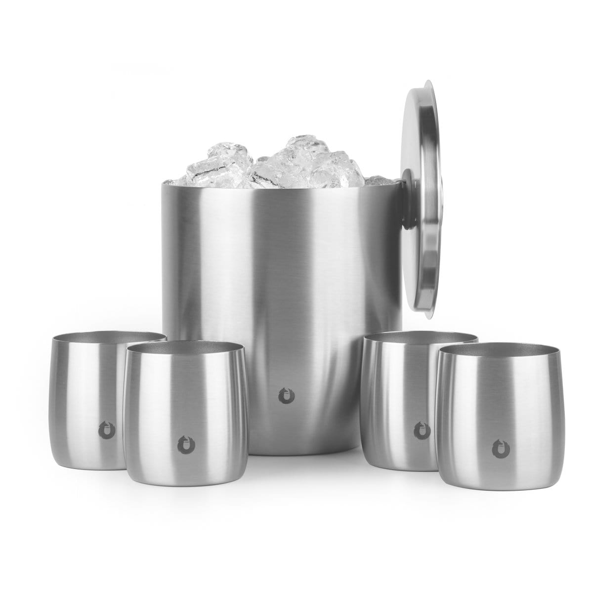 Snowfox Ice Bucket and Rocks Glass Set - Thumbnail 5