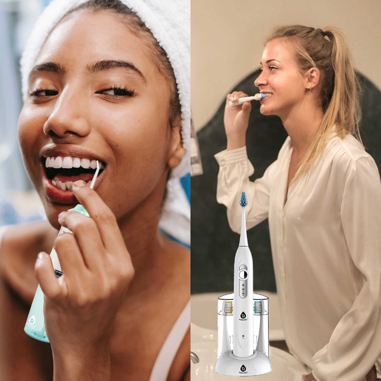 Pursonic Rechargeable Toothbrush & Water Flosser Duo with Multi-Year S ...