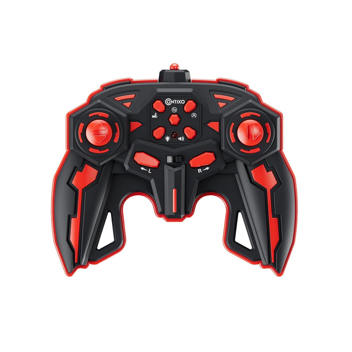 Contixo SC10 Cobra Speed Crawler RC Stunt Car - 4WD With Remote & Gesture Control, Red