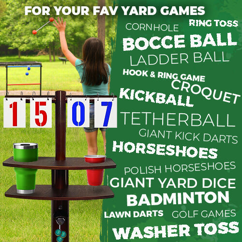 Cornhole Score Keeper & Other Yard Games