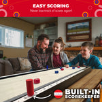 2-in-1 Shuffleboard and Curling Game