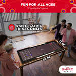 2-in-1 Shuffleboard and Curling Game
