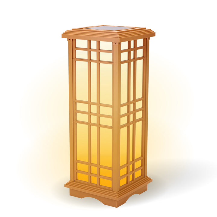 Solar-Powered Japanese Garden Lights: Beautiful Outdoor Lighting for Zen Gardens (Medium)