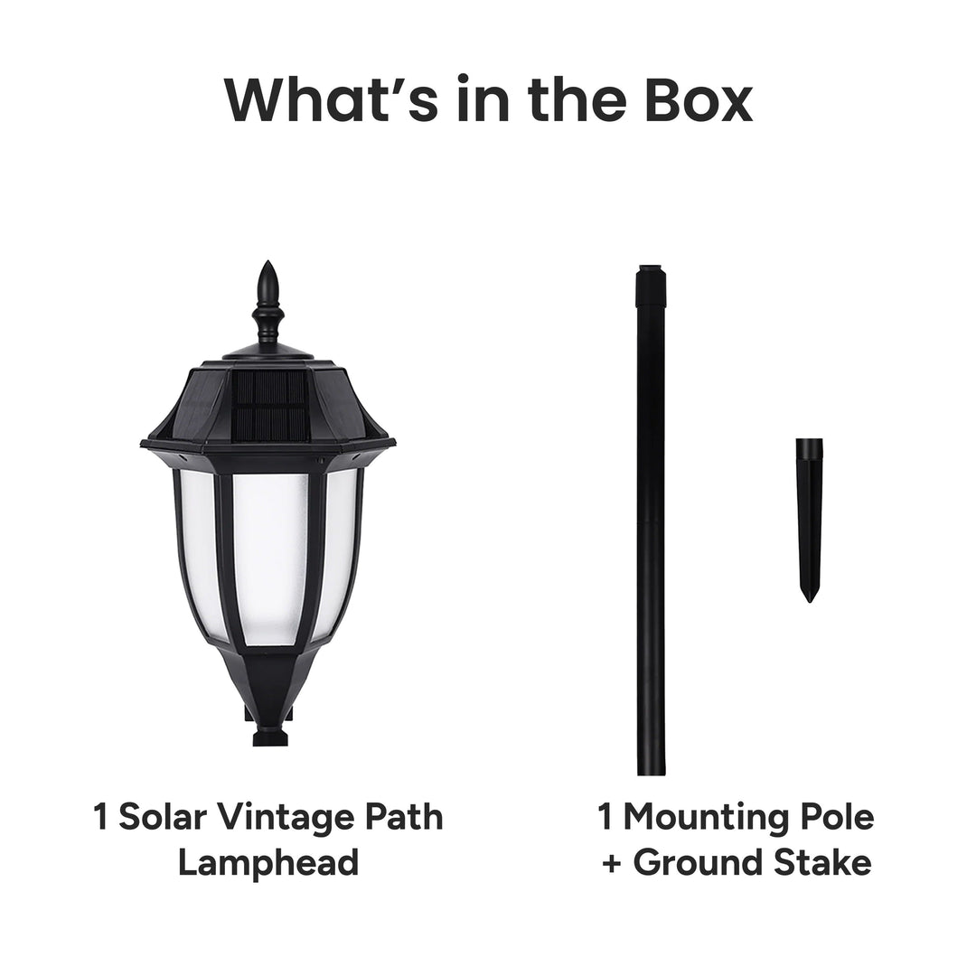 Solar Classic Pathway Light (Dual Lighting Modes)