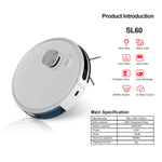 SmartNavi SDL60 Self-Emptying 360° Laser Detection Robot Vacuum Cleaner and Mop + SLAM Algorithm