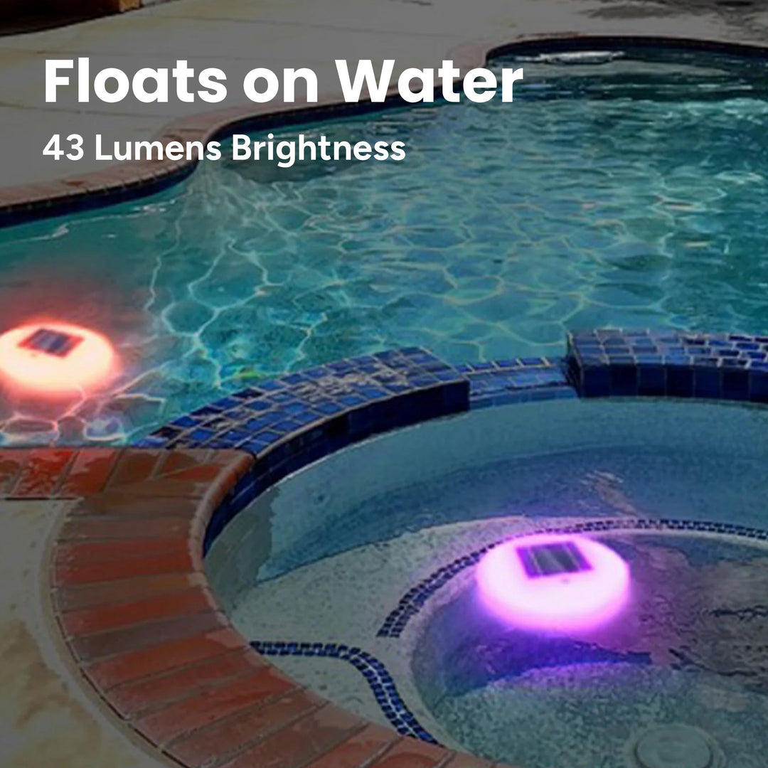 Solar Floating Multi-color Pool Light Model (2-Pack)