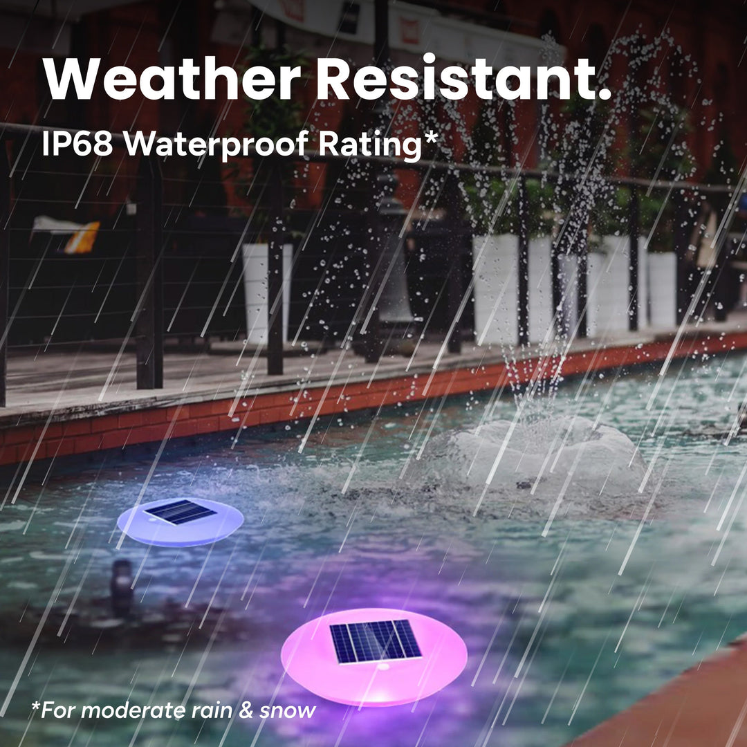 Solar Floating Multi-Color Pool Light Model (2-Pack)