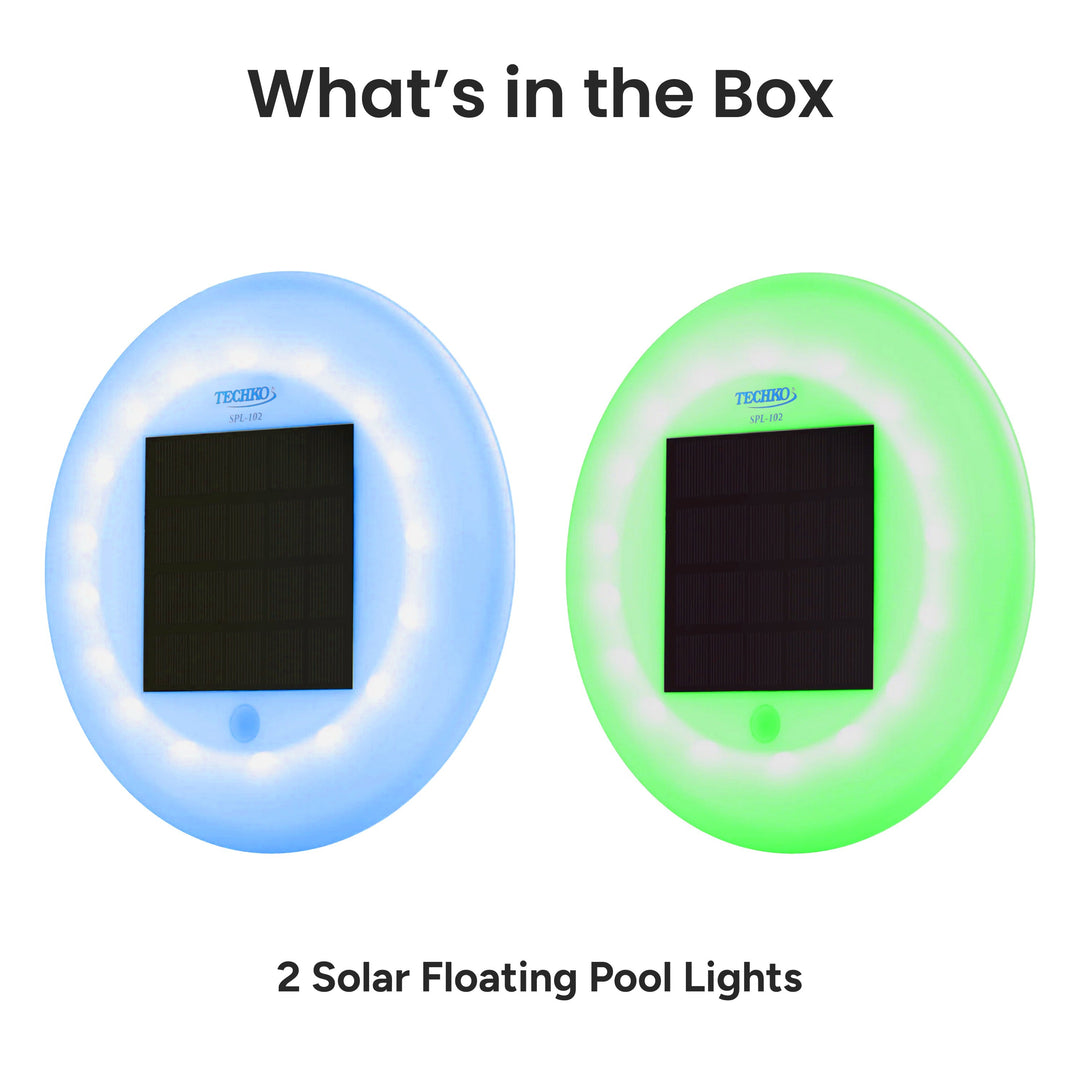 Solar Floating Multi-color Pool Light Model (2-Pack)