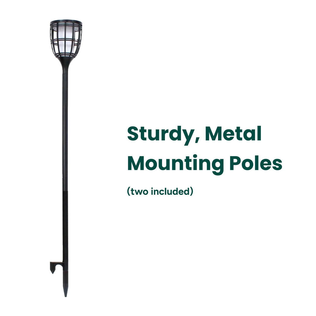 Solar Tiki Torches (2-Pack)
