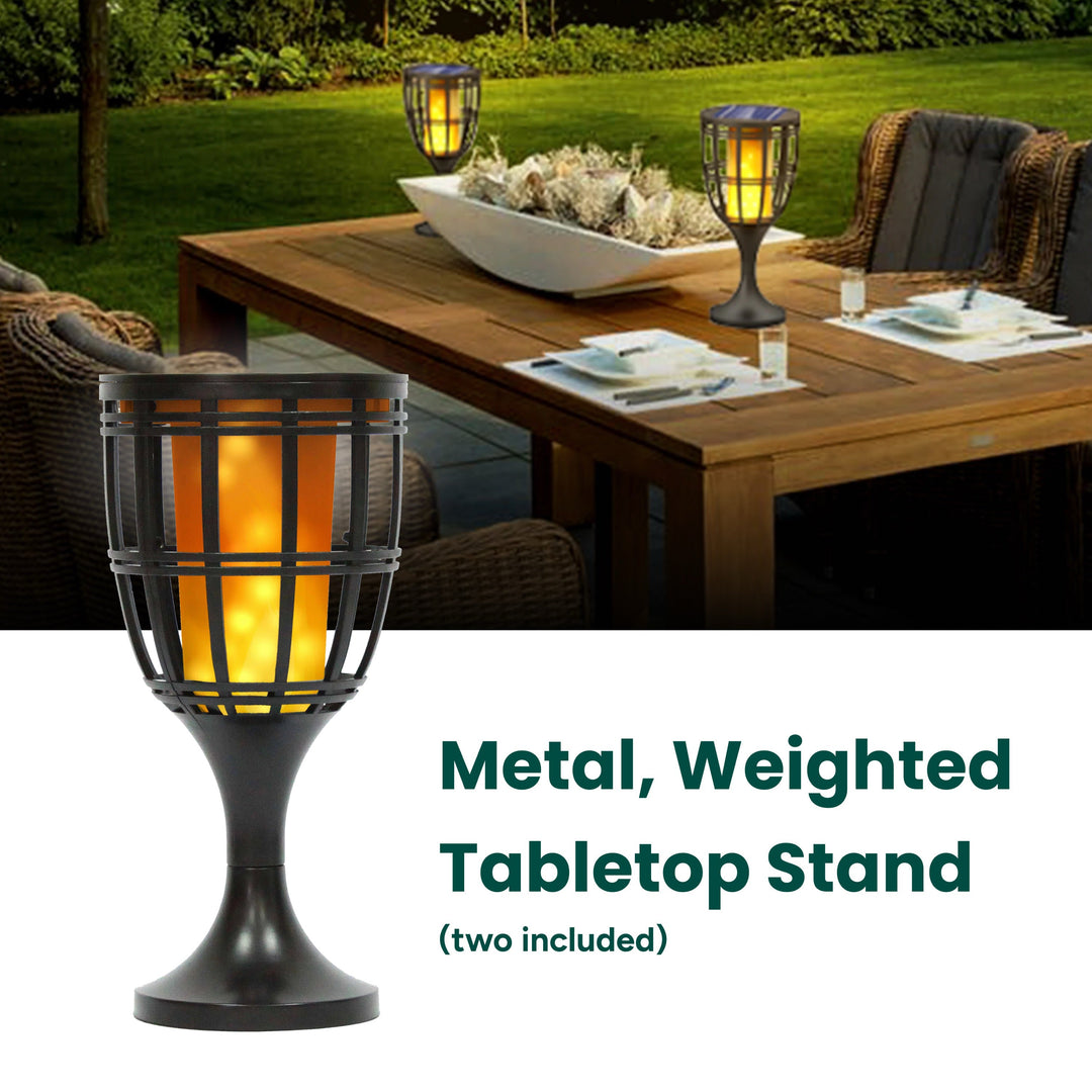 Solar Tiki Torches (2-Pack)