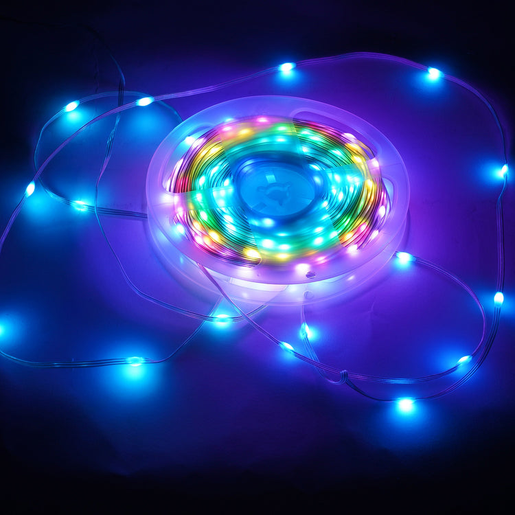 LED Smart Strip Lights with Remote App Control 65FT Brookstone