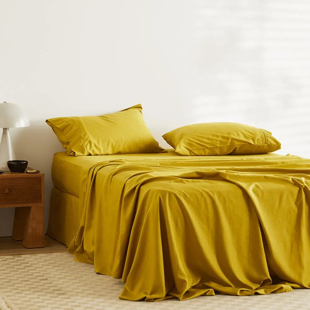 CleanBamboo Hemp™ Linen+ Sheet Set by ettitude