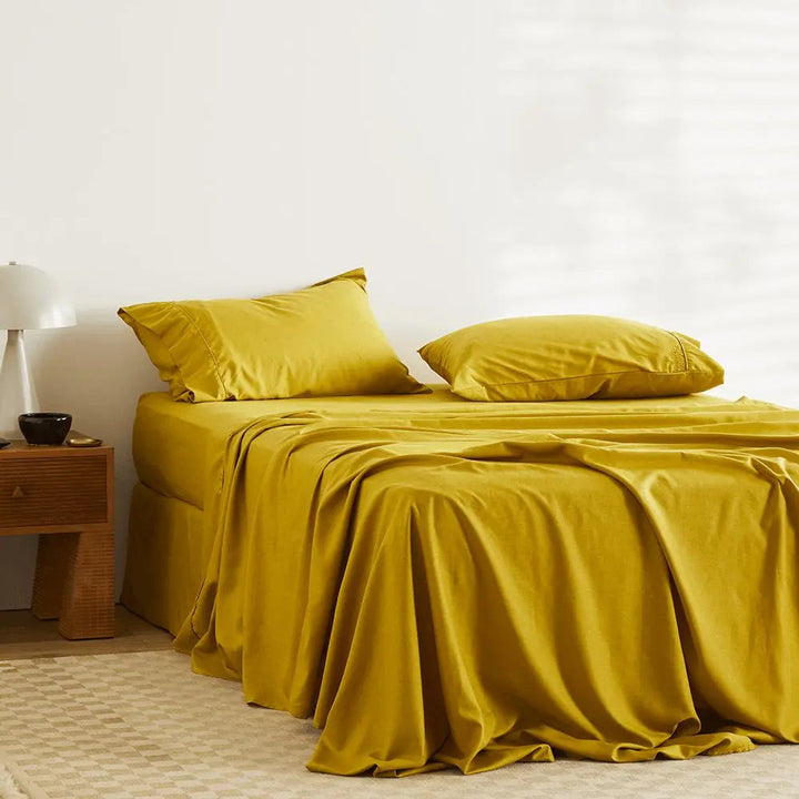 CleanBamboo Hemp™ Linen+ Sheet Set by ettitude