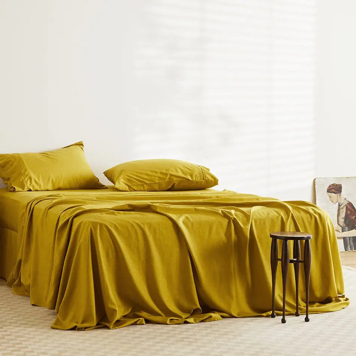 CleanBamboo Hemp™ Linen+ Sheet Set by ettitude