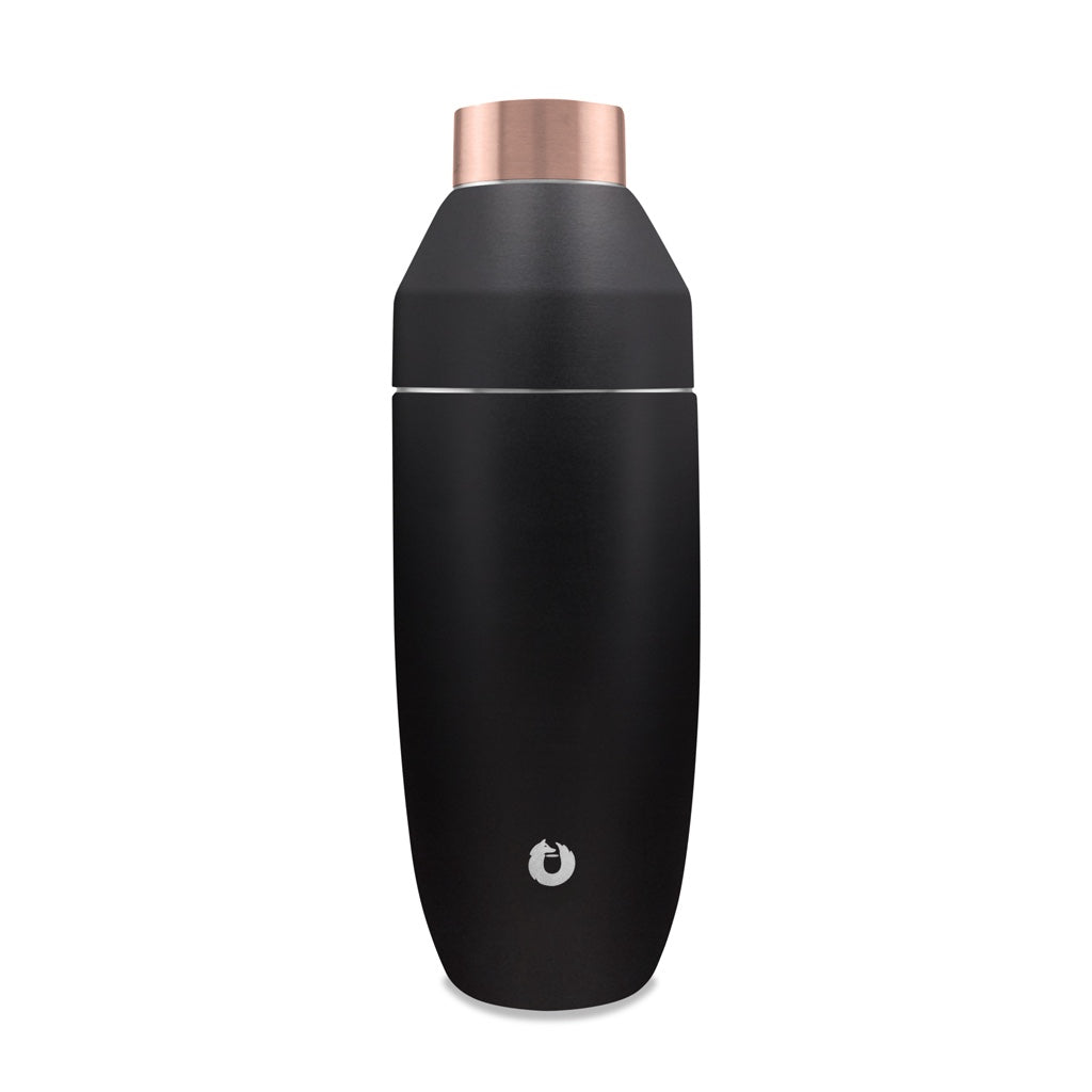 Black: Stainless Steel cocktail shaker black