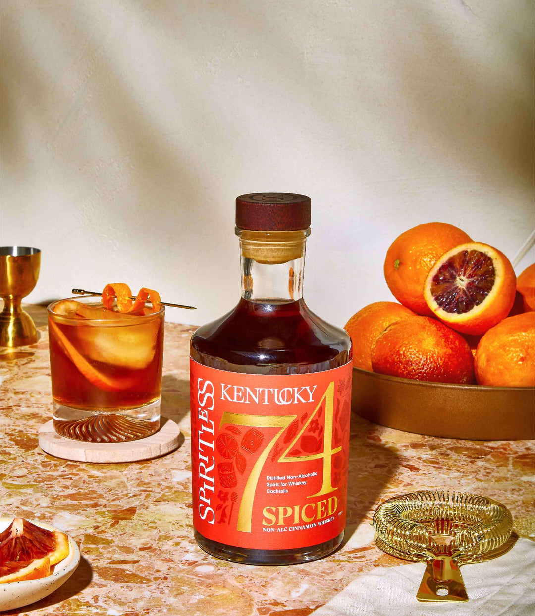 Kentucky 74 SPICED Non-Alcoholic Whiskey