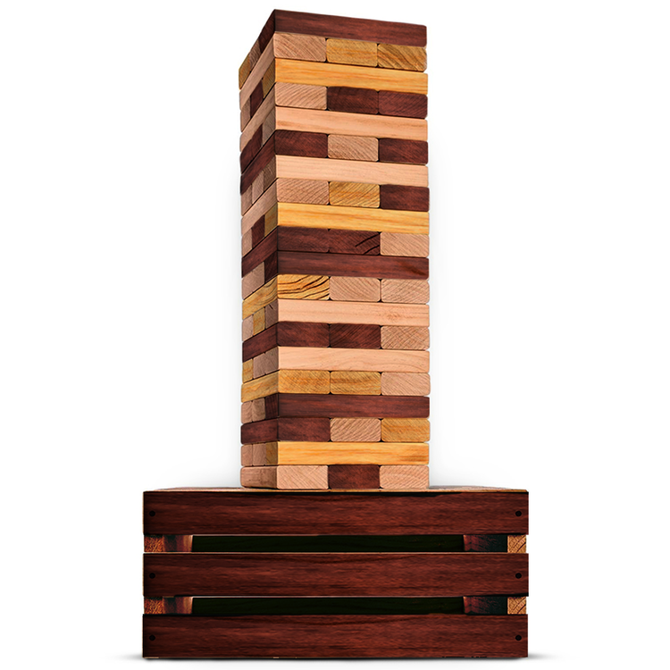 Reclaimed Wood Giant Tower Game by Swooc Games