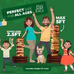 Reclaimed Wood Giant Tower Game by Swooc Games