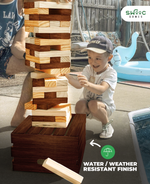 Reclaimed Wood Giant Tower Game by Swooc Games