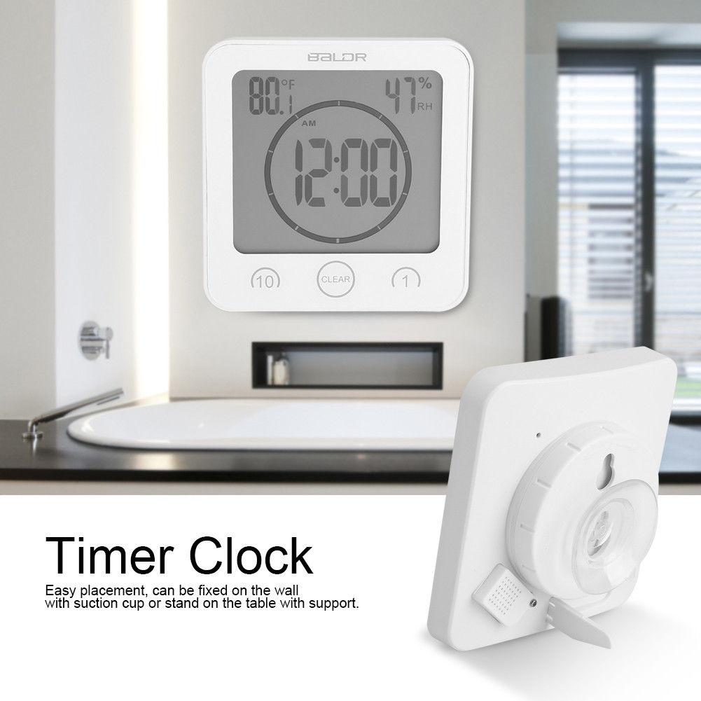 BALDR Waterproof Shower Clock - Reliable Waterproof Clock for Showers