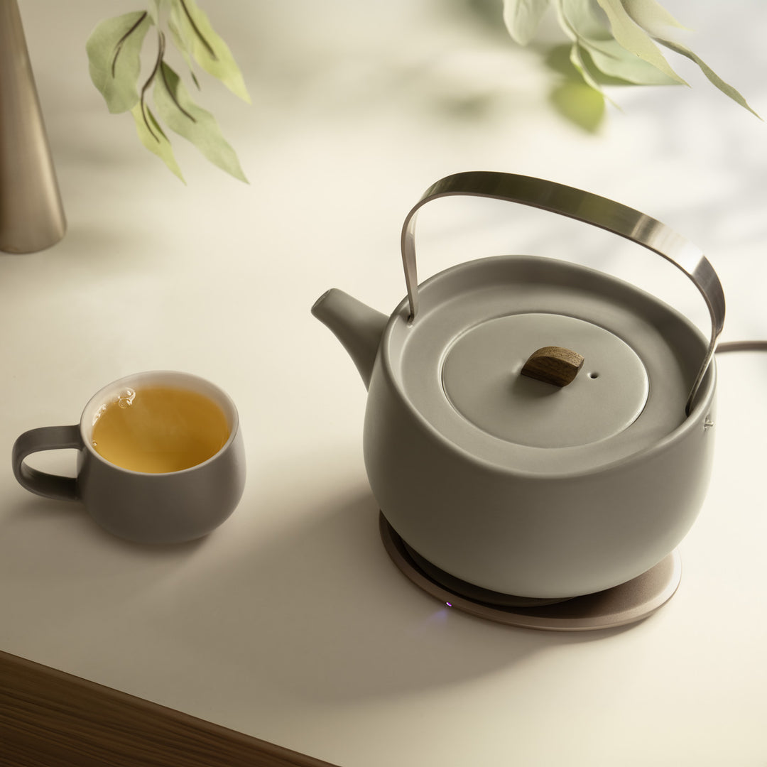 Leiph Self-heating Teapot Bundle Set by OHOM