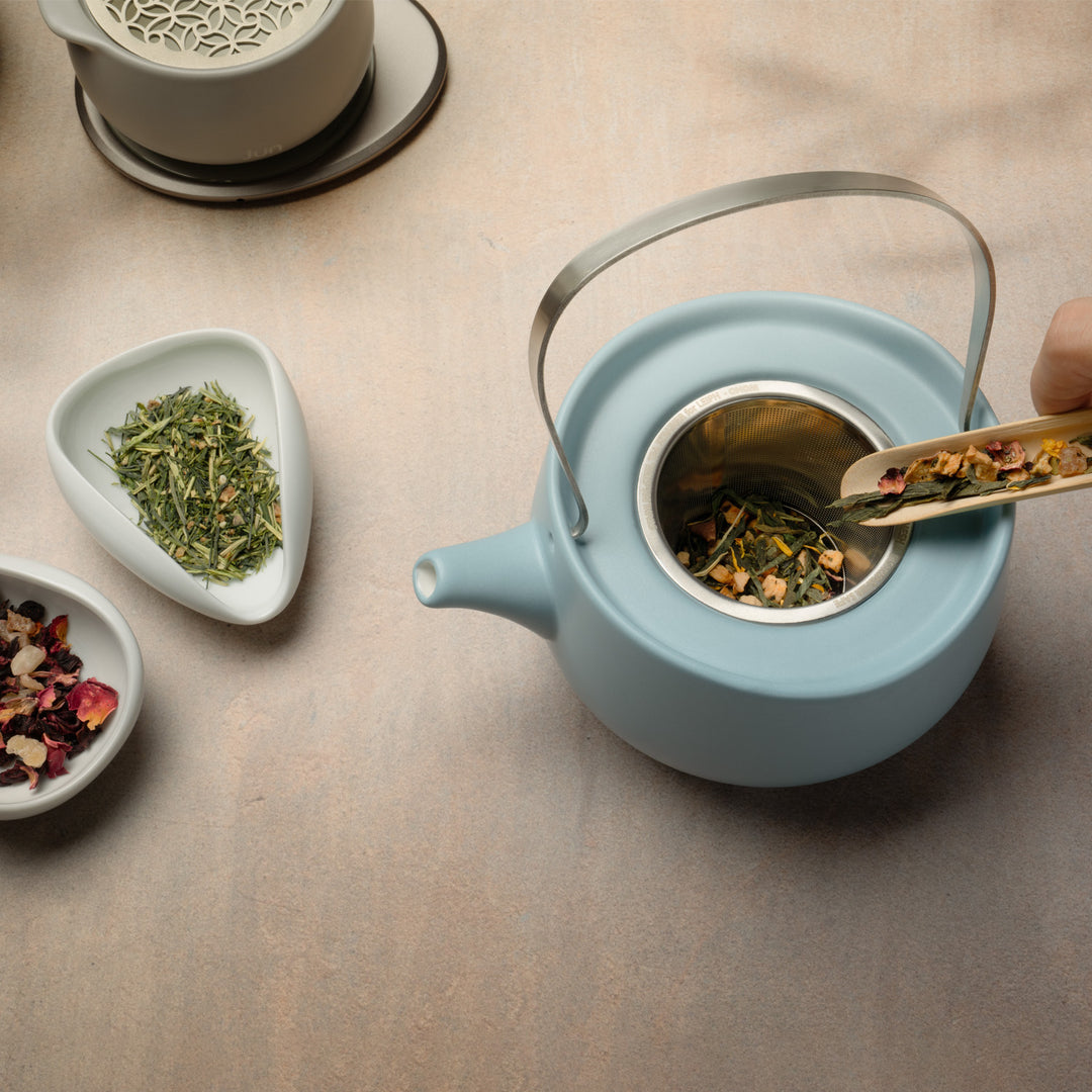 Leiph Self-heating Teapot Bundle Set by OHOM