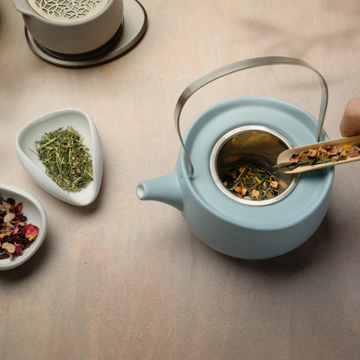 Leiph Self-heating Teapot Bundle Set by OHOM