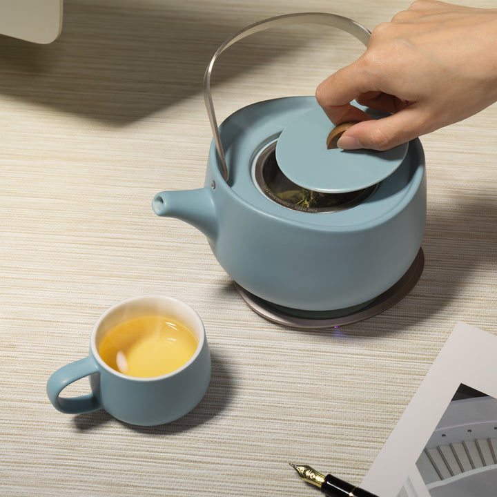 Leiph Self-heating Teapot Bundle Set by OHOM