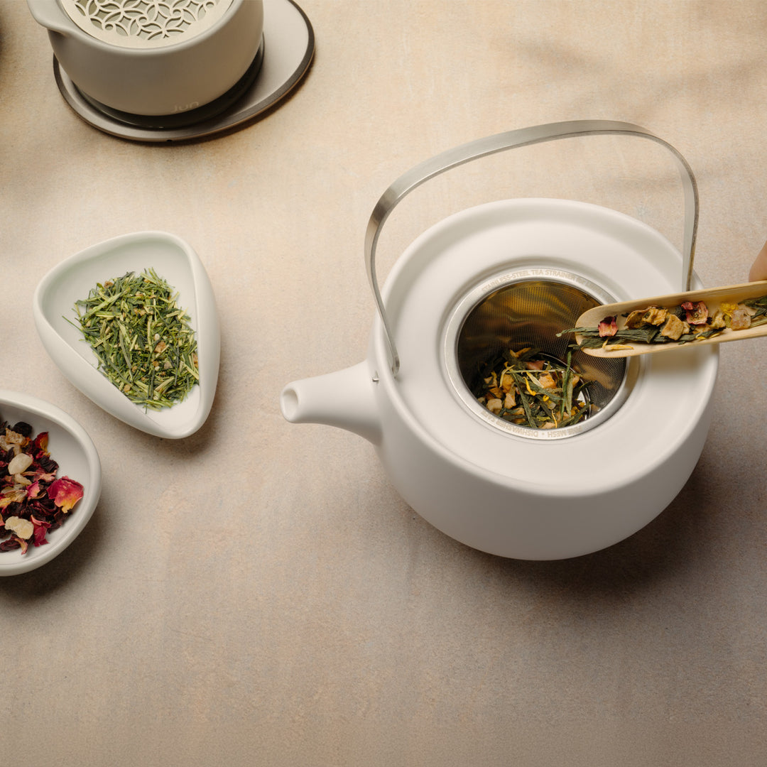 Leiph Self-heating Teapot Bundle Set by OHOM