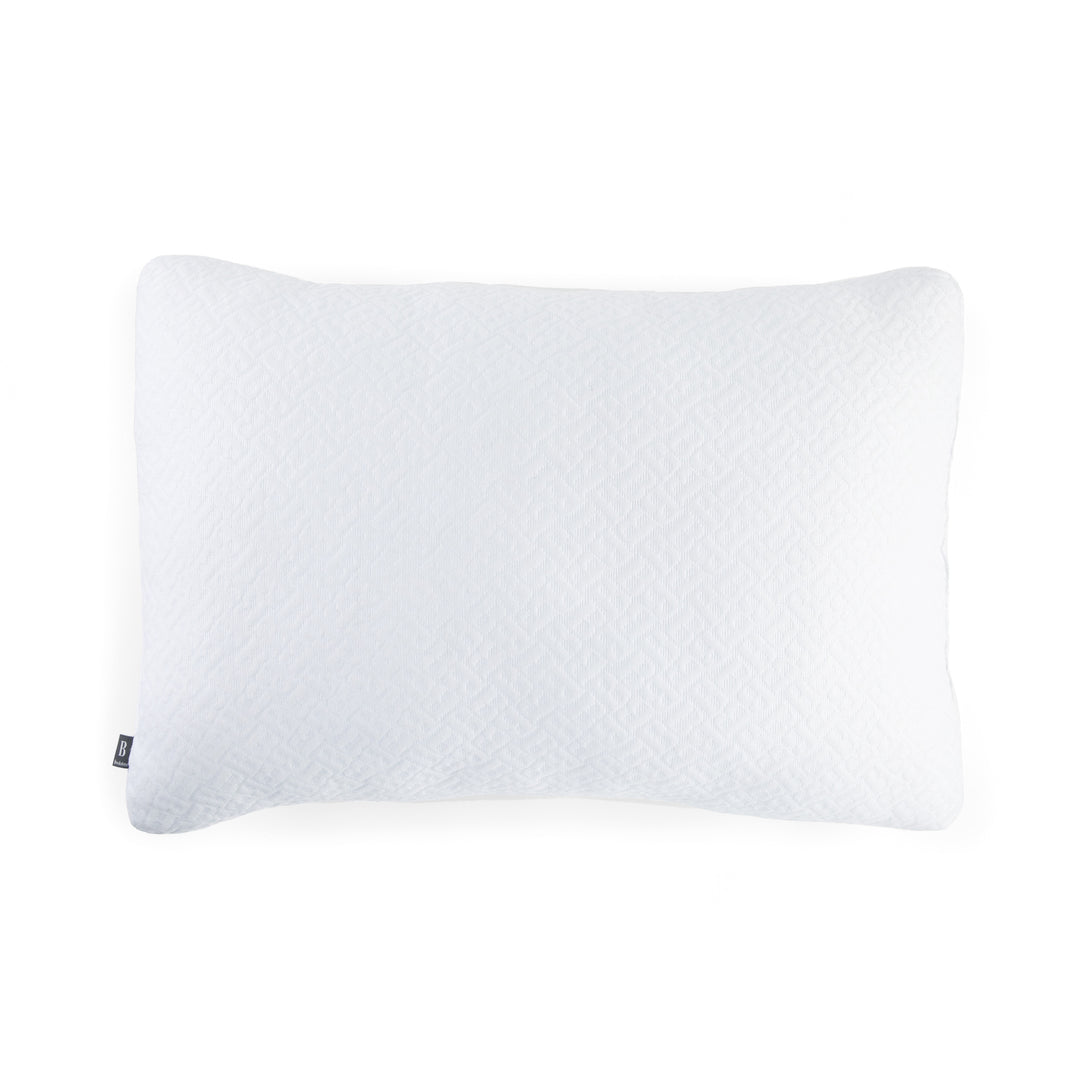White pillow on a white background