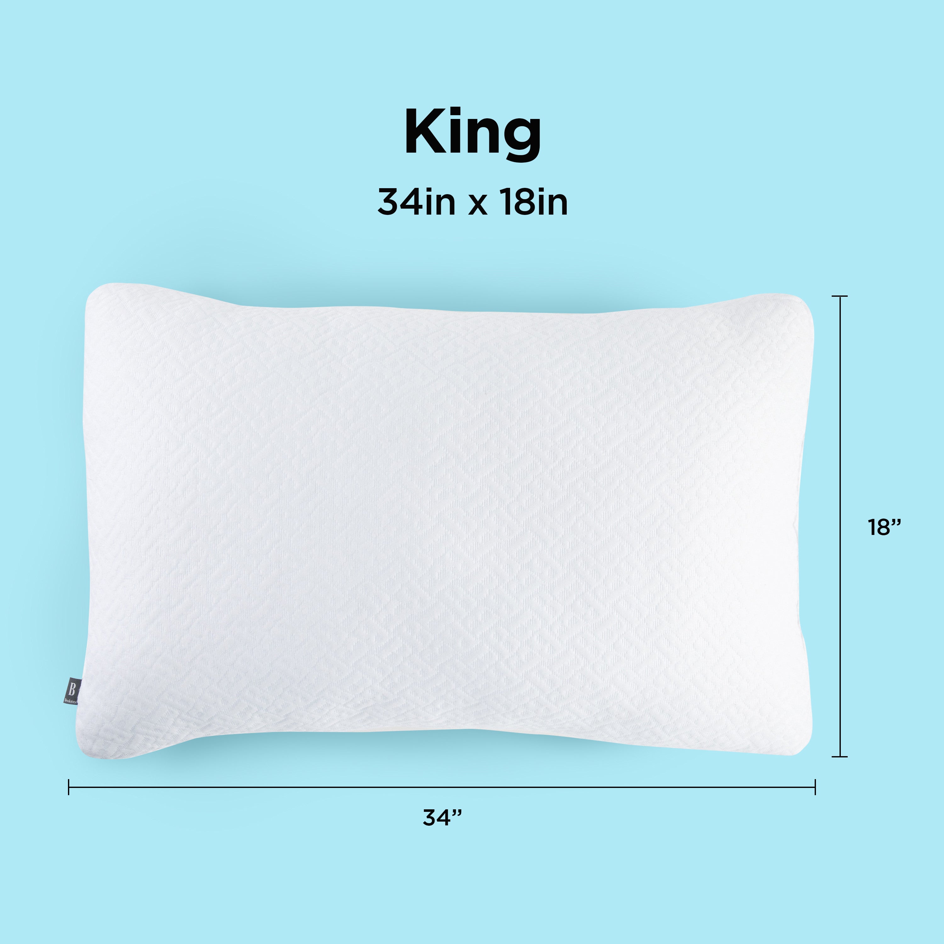 Brookstone TempSense Down Alternative Pillow (2 Pack)