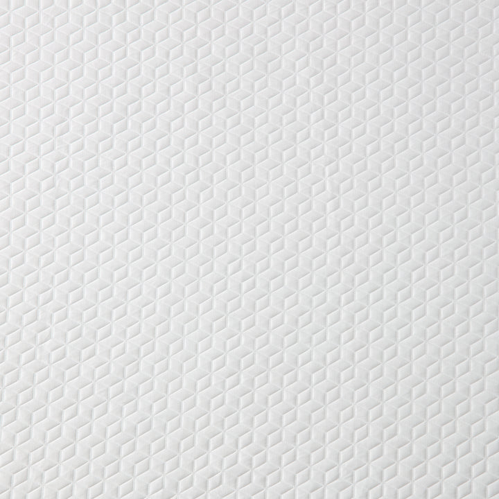 Close-up of a textured white surface with a subtle pattern