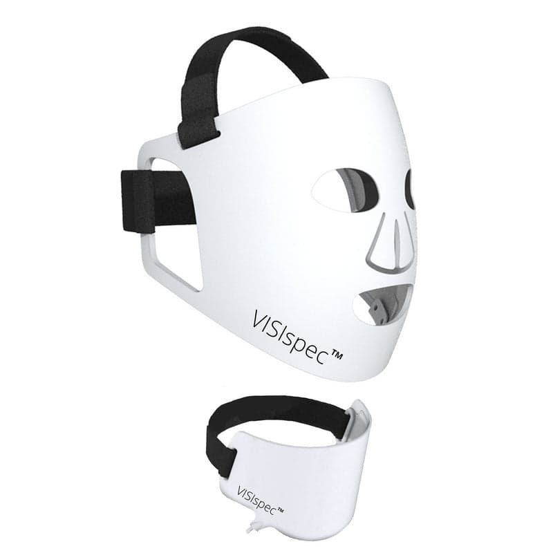 VISISPEC LED Light Therapy Silicone Face and Neck Mask Set