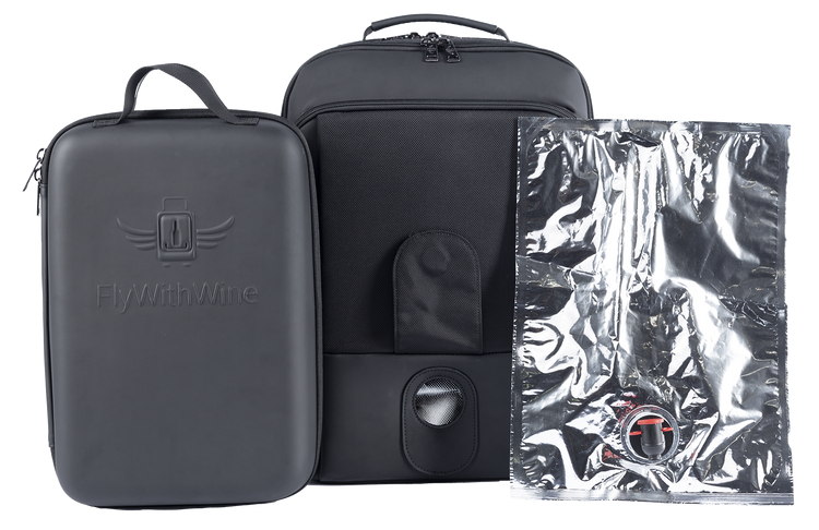 VinXplorer - Wine and Beverage Backpack bundled with Vin2Go Case CG by VinGardeValise