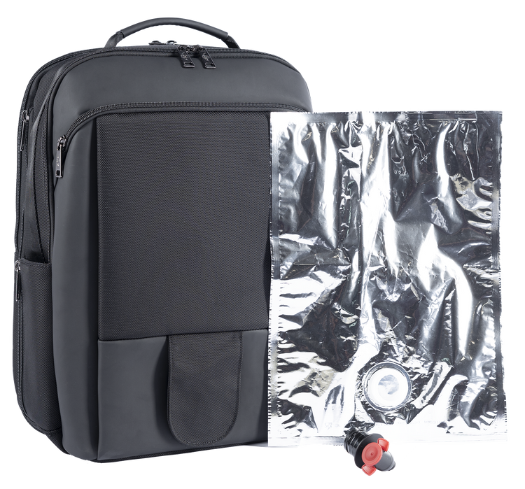 VinXplorer - Wine and Beverage Backpack bundled with Vin2Go Case CG by VinGardeValise