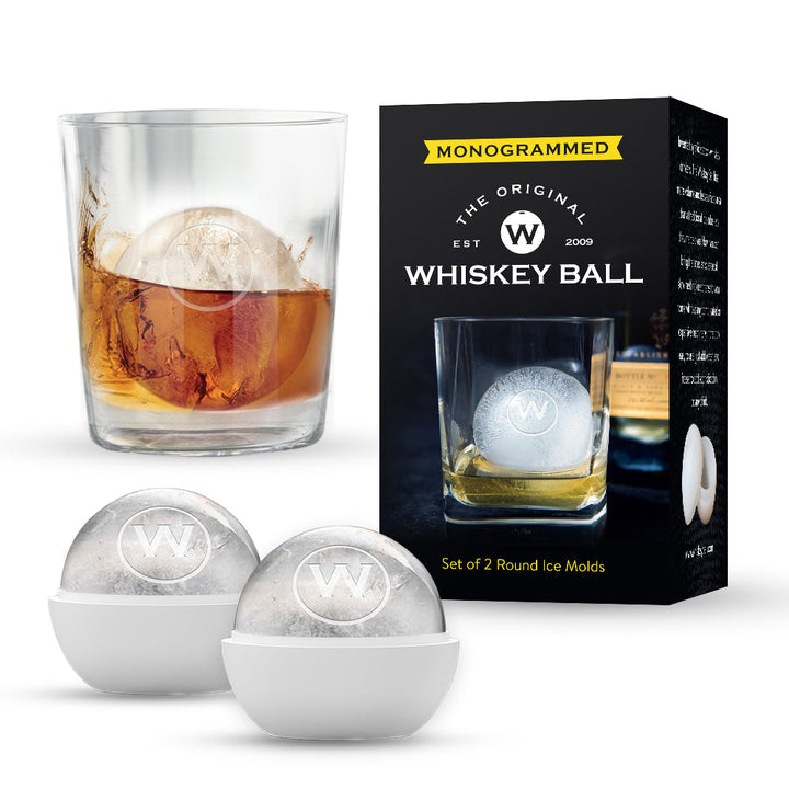 Monogrammed Whiskey Balls by The Whiskey Ball