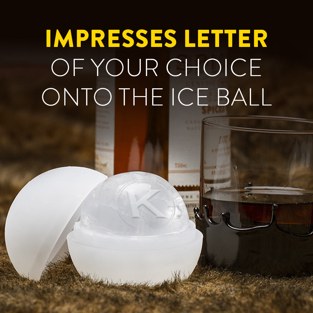 Monogrammed Whiskey Balls by The Whiskey Ball
