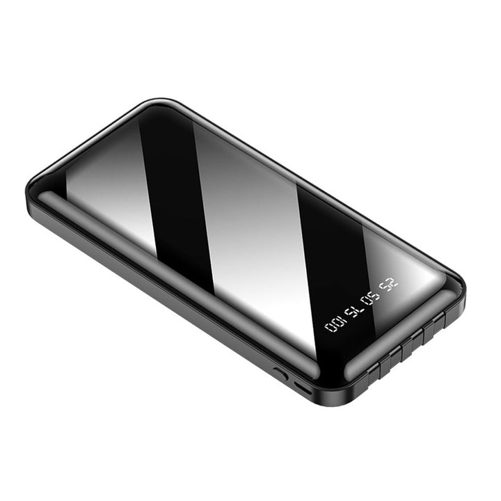 Power Bank With Built-in Full-Set Charging Cables