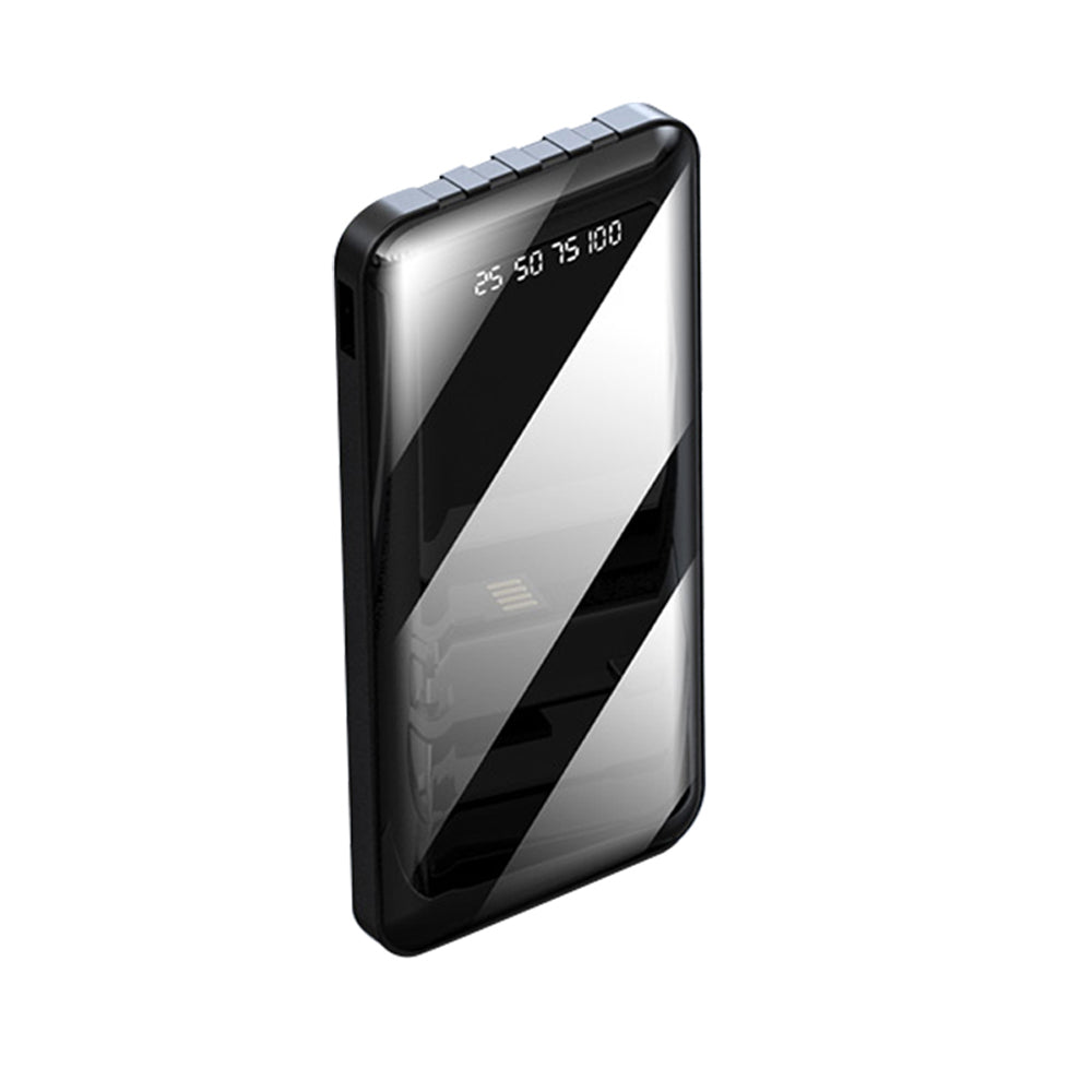 Power Bank With Built-in Full-Set Charging Cables